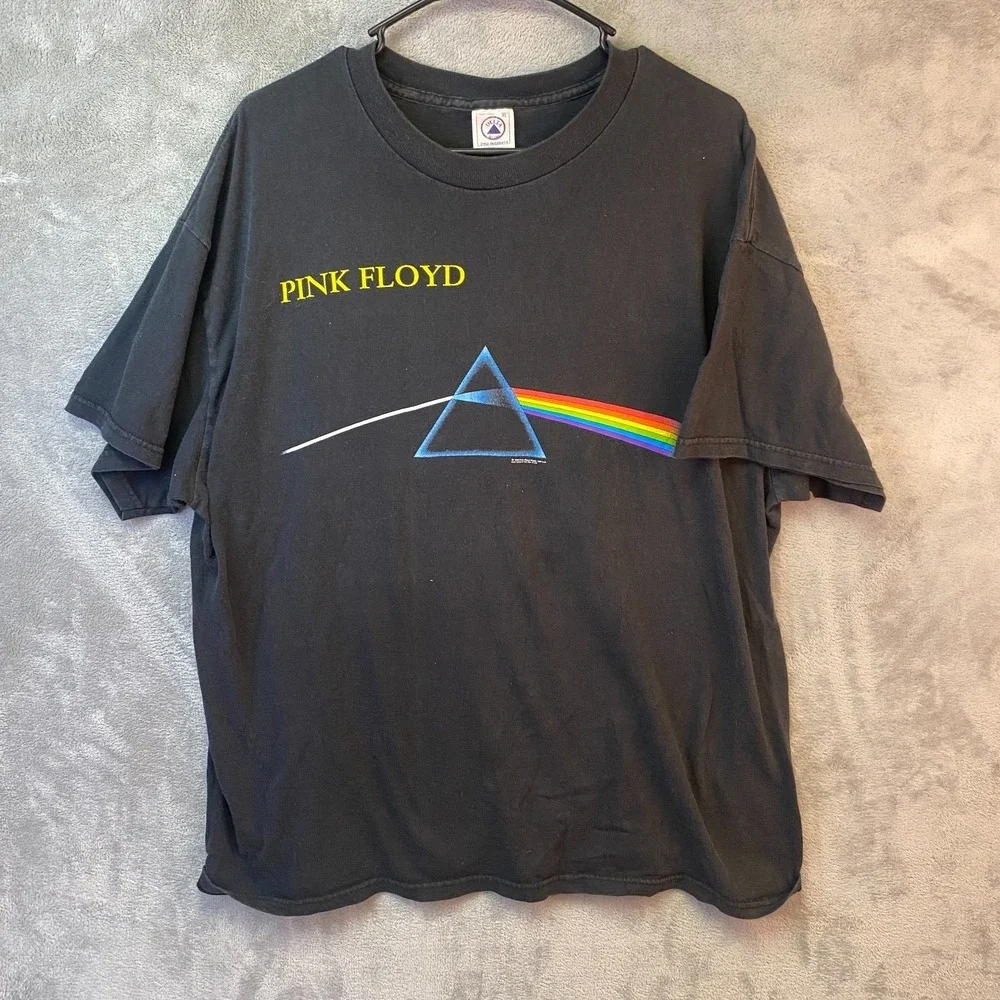 Pink Floyd Adult XL T-Shirt Black Dark Side Moon 1999